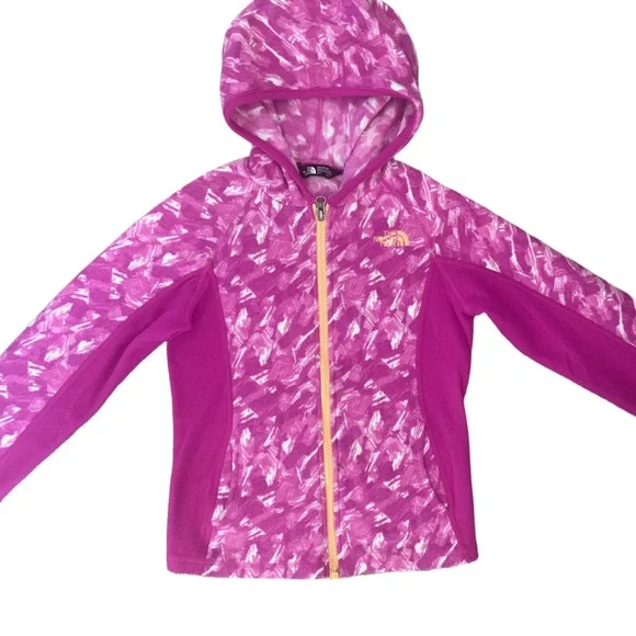The North Face Fuchsia and Patterned Jackets - Girls Small (7/8) - Picture 5 of 9